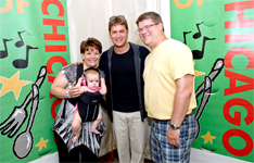 Kennedy gets to meet Rob Thomas before the Taste of Chicago! courtesy of Cindy