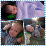 Brantley is ready for the races <3 8 month old slept right through the majority of the race.